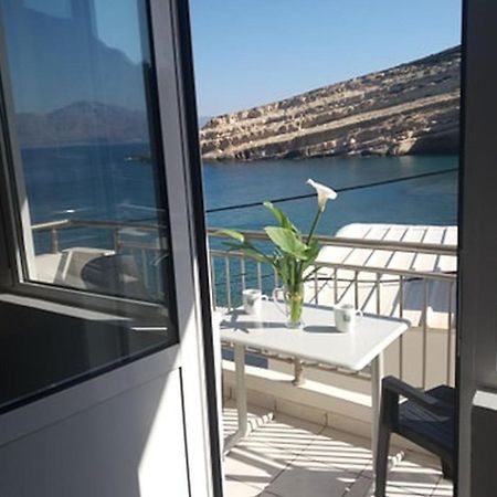 Beach View Matala Bagian luar foto